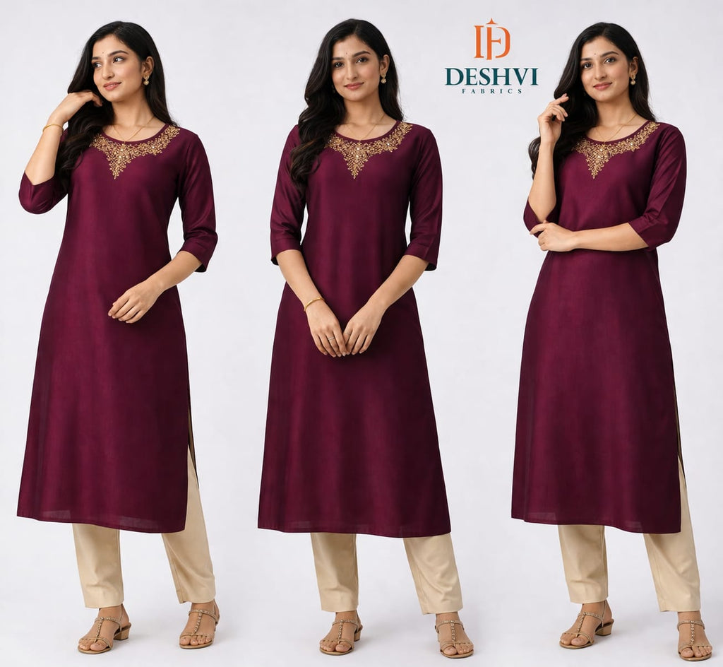 SILK KURTHI