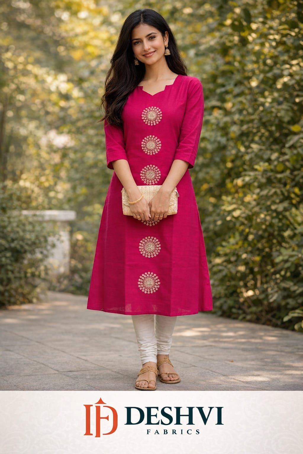 VATIKAN RANI PINK KURTHI