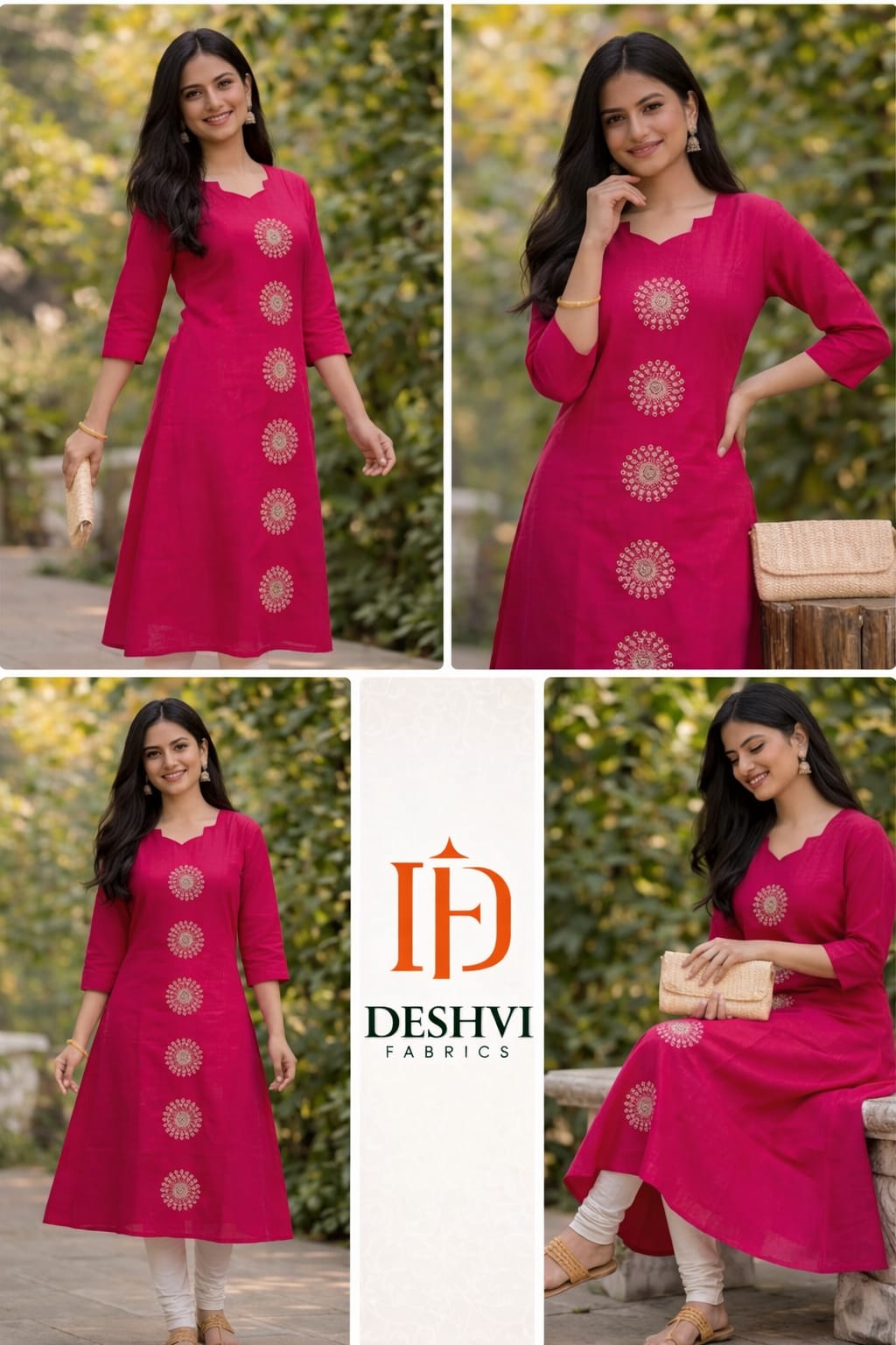 VATIKAN RANI PINK KURTHI